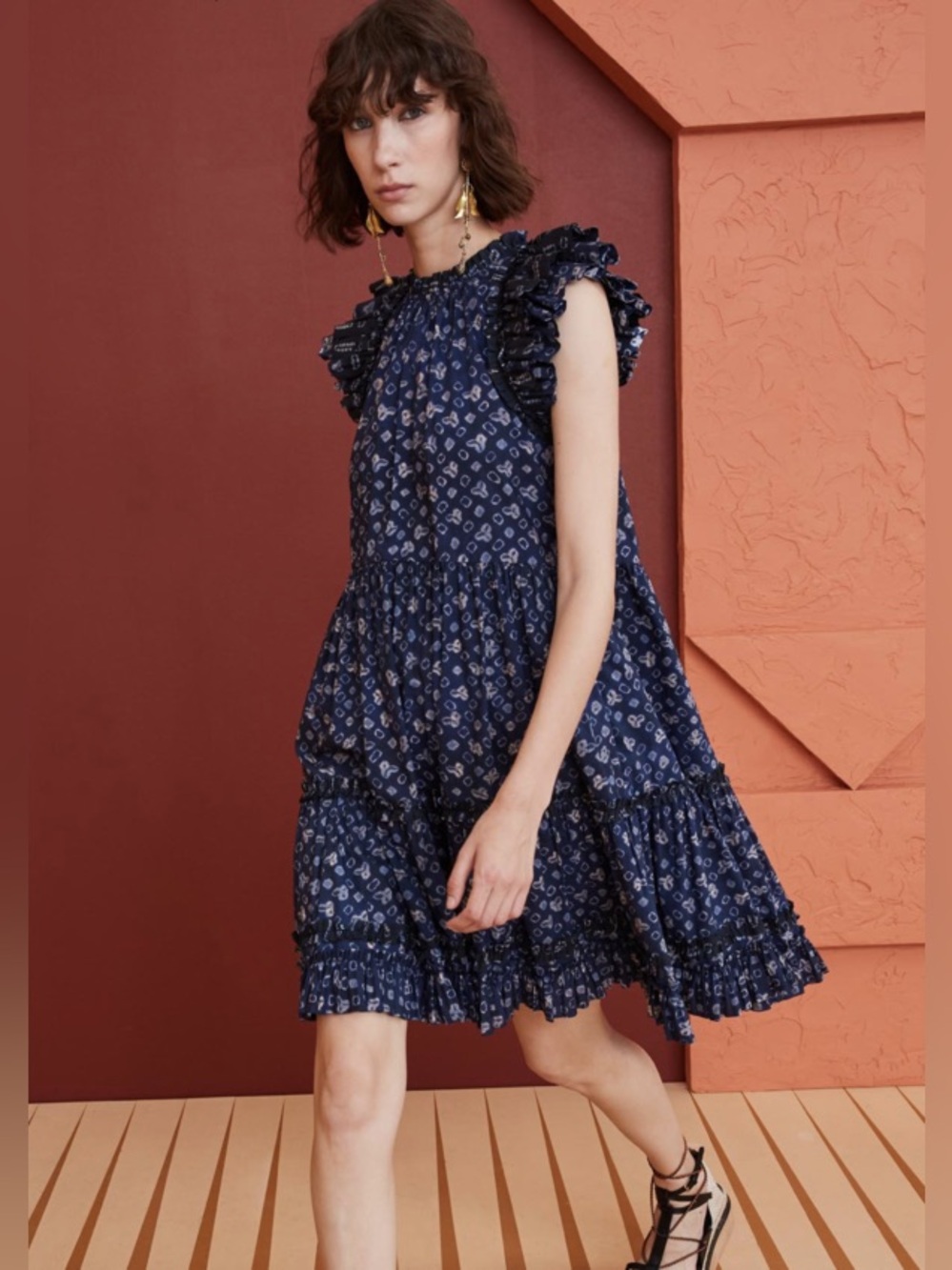 Ulla Johnson Joan Dress - Ultramarine- size 4